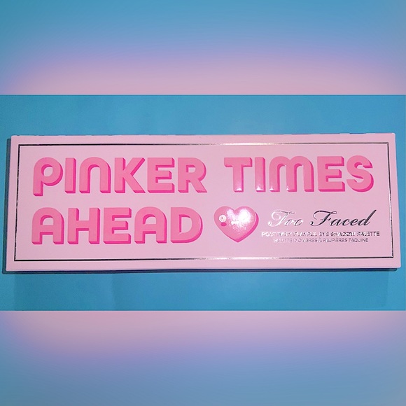 Too Faced Pinker Times Ahead Eye Shadow Palette. Rose, Shiny, Trendy, Bright - Picture 3 of 8